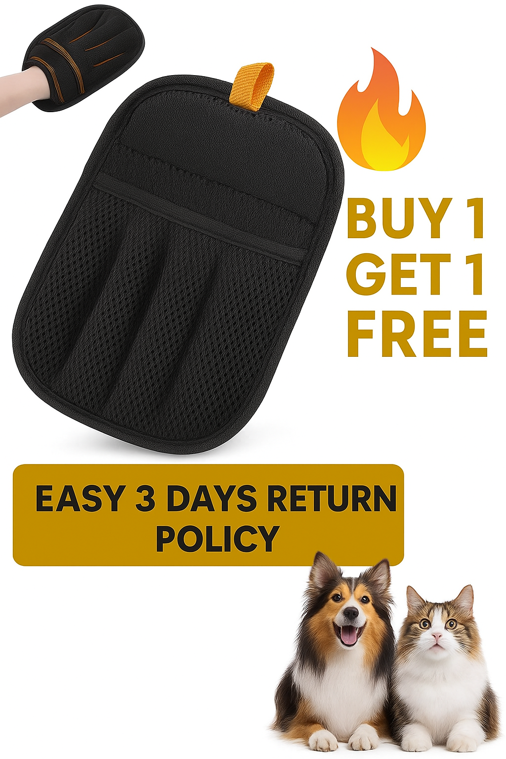 Pet Hair Removal Gloves™✨✨ Buy 1 Get 1 FREE